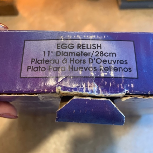 Crystal Egg tray with box. - Picture 4 of 8